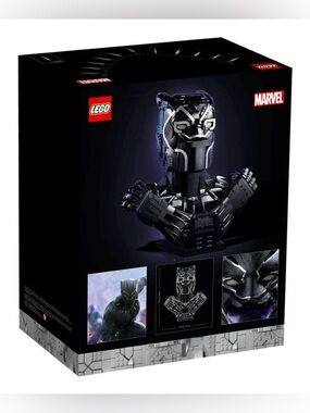 LEGO Marvel 76215 Black Panther Bust Display Model 2961 Pieces New